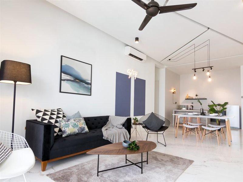 Arte Serviced Apartment @ Penang Gelugor Esterno foto