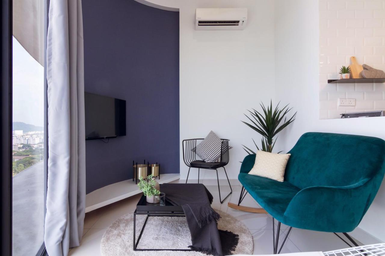 Arte Serviced Apartment @ Penang Gelugor Esterno foto
