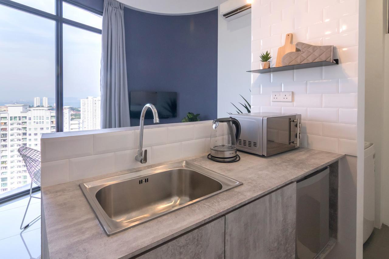 Arte Serviced Apartment @ Penang Gelugor Esterno foto